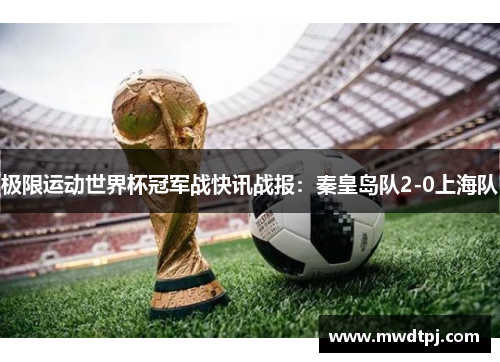 极限运动世界杯冠军战快讯战报：秦皇岛队2-0上海队